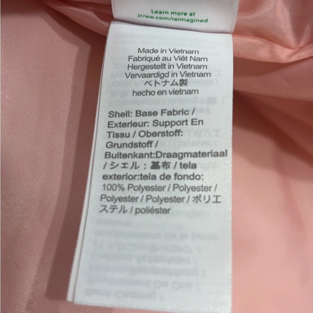NWT Crewcuts Light Pink Quilted Vest Size S Girls